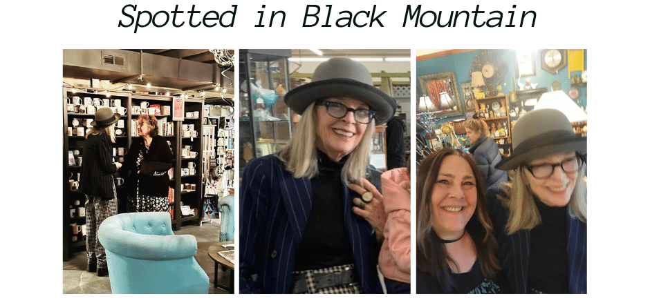Diane Keaton Spotted in Black Mountain, NC